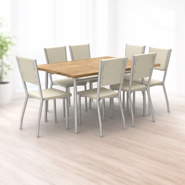 Mesa Neón + Sillas Real