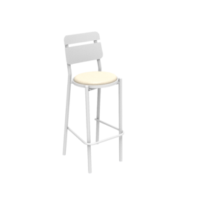 BANQUETA INDIA - ASIENTO TAPIZADO