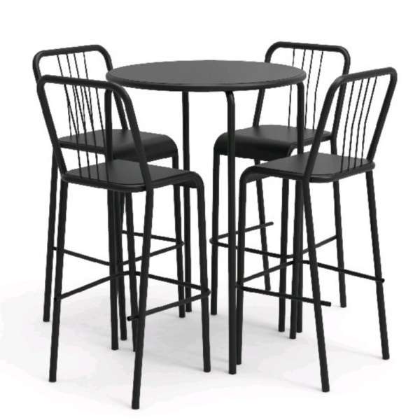 4 BANQUETAS PARÍS + 1 BARRA PARÍS