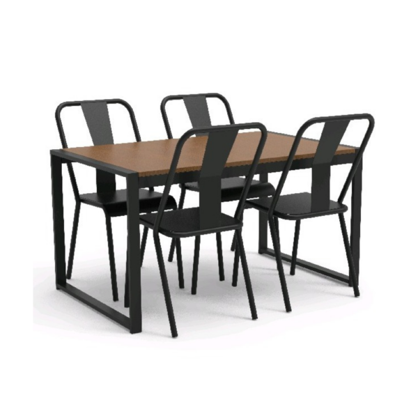 4 SILLAS ROMA + MESA LENA ( 1,3 X 0,8 )