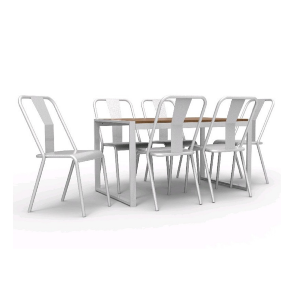 6 SILLAS ROMA + MESA LENA ( 1,6 X 0,8 )
